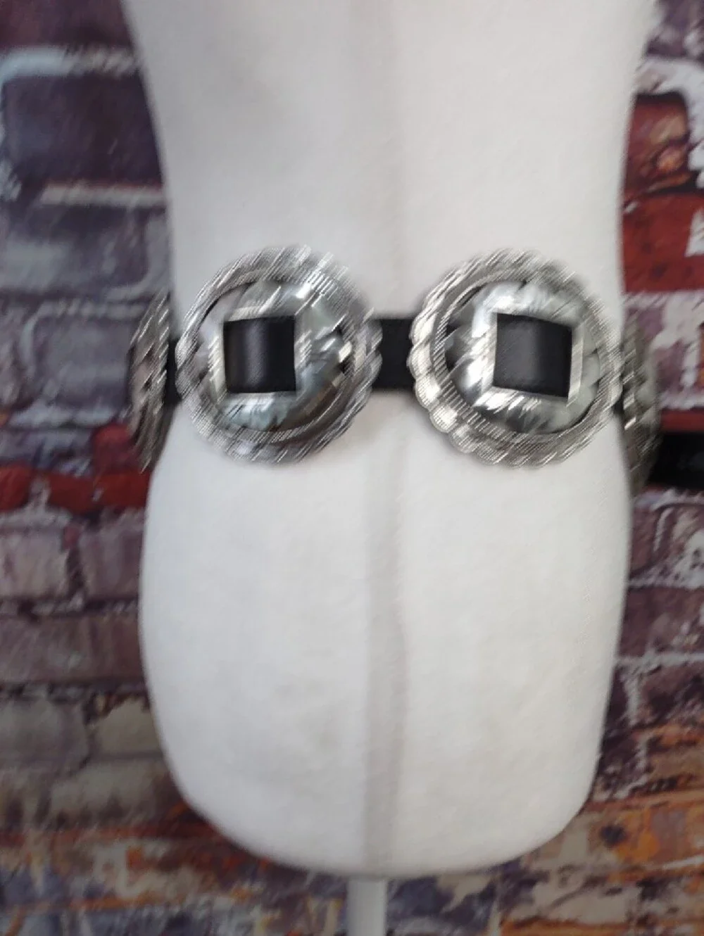 Brighton Silver Sunflower Concho Belt